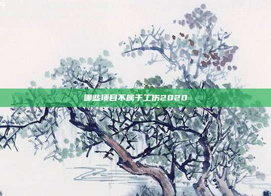哪些项目不属于工伤2020