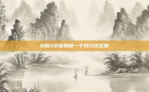 0到3岁探视权一个月几次正常