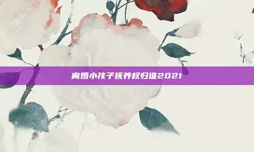 离婚小孩子抚养权归谁2021