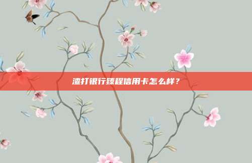 渣打银行臻程信用卡怎么样？