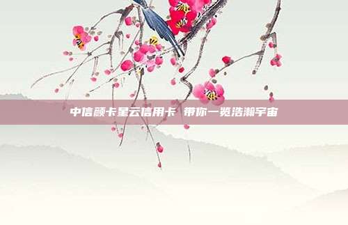 中信颜卡星云信用卡 带你一览浩瀚宇宙