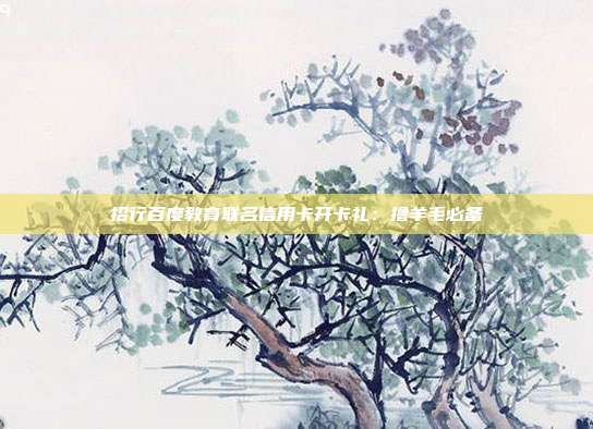 招行百度教育联名信用卡开卡礼:撸羊毛必备