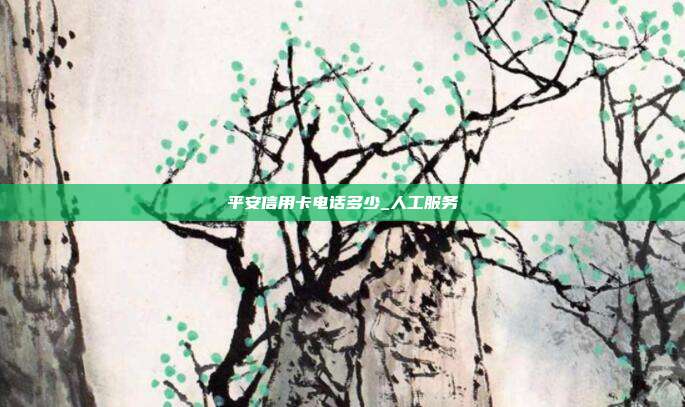 平安信用卡电话多少_人工服务