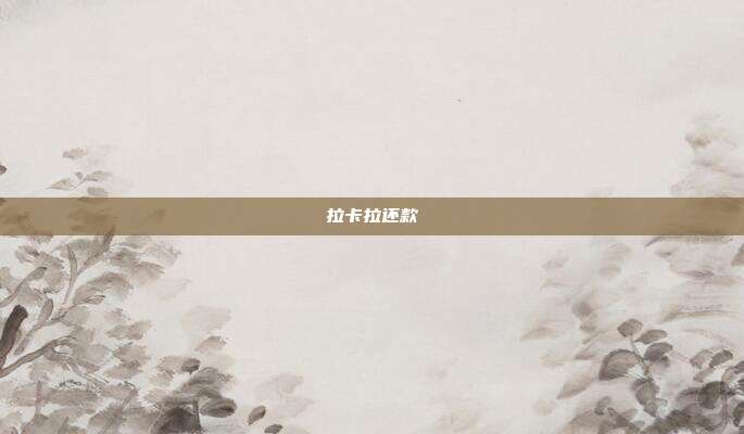 拉卡拉还款